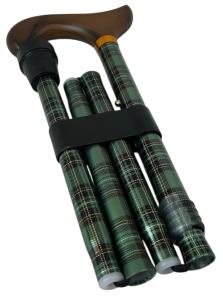 Vikbar käpp rutmönstrad - www.gulare.com