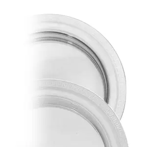 Tallrik Plast Vit 24,5 cm - www.gulare.com