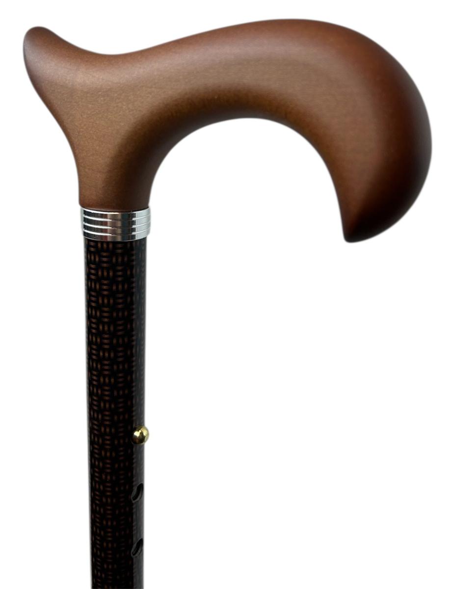 Vikbar käpp Brunt mönster - www.gulare.com