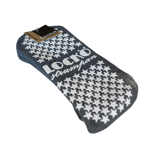 Socka med Antiglidsula Grå - www.gulare.com